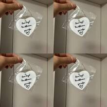 1 件亚克力吊坠装饰感谢礼物，永远不会忘记您所做的改变，助产士礼物，朋友礼物，场景装饰，房间装饰，家居装饰，窗户装饰吊坠，节日派对装饰汽车吊坠，家居装饰，房间装饰，墙壁装饰 - 愛心(0pp袋裝) - 查看 10