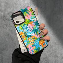 Fundas y carcasas protectoras con estampado de árbol rosa, compatibles con phone 16 Pro Max, 16, 15 Pro, 14, 14 Plus/14 Pro Max, 13, 13 Pro, 12 Pro y 11/11 Pro. Regalos para cumpleaños y fiestas - Blanco - Ver 5