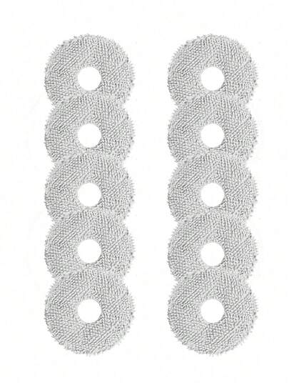 Robot Parts Mops For Dreame L10s Ultra/ L10 Ultra/ L20 Ultra/X30 UltraX40 Ultra/L10s Ultra/L40 Ultra/L30 Ultra And X10+ Robot Vacuum Cleaner, Mop Pads, Mop Cloths, Spare Parts Kit