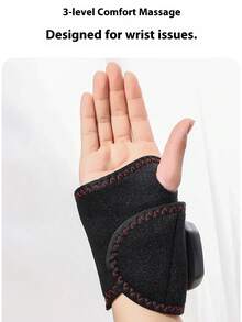 2-In-1 Hand & Wrist Massager With Electric Heating, Vibration Therapy For Tendon Sheath, Ankle Joint, Includes Ankle Massager With Smart Temperature Control And Heating Pad For Wrist And Ankle - Multicolor - View 7