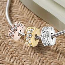 1pc Lucky Charm Clasp Bead Locator Pendant, Suitable For Women Bracelet DIY Jewelry