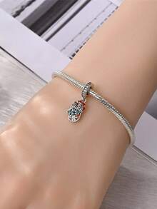 Silver Plated Charms Red Love Magic Poker Christmas Snowflake Rose Gold Coffee Cup Santa Claus Cane Christmas Sled Gloves Christmas Tree Strawberry Christmas House Red Bell Christmas Biscuits Christmas Series Charm Fit Original Bracelet Charm Beads Necklace Diy Female Jewelry