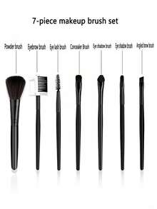 7pcs/Set Makeup Brushes, Cosmetic Makeup Brush Set, Beauty Makeup Tools, Professional Makeup Artist Brushes, Makeup Accessories - Multicolor - View 4