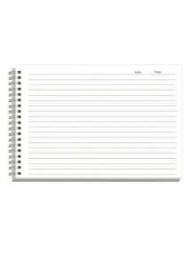 1 pièce Cahier spirale format B5, contenant 60 ou 120 pages, avec des pages transparentes épaisses et une reliure spirale horizontale, pratique pour tourner les pages, convient pour la prise de notes, la tenue d'un journal et l'écriture créative - B5 - Voir 12