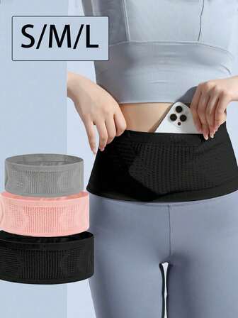 无缝隐形跑步腰包健身包轻便隐形手机包便携弹性跑步骑行包无缝跑步腰包轻便隐形慢跑腰包便携弹性透气大容量运动配件运动包运动健身锻炼旅行包度假男女旅行必备耐用跑步徒步