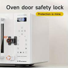 2 件通用冰箱和冰柜门锁，多功能安全锁，易于安装，无需电力或电池 - 彩色 - 查看 4