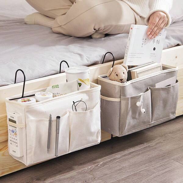 Bedside Fabric Storage Hanging Bag Sofa And Wall-Mounted Wall Storage Bag Door Hanging Pocket Storage Bag