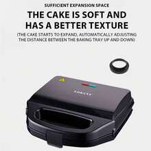 SOKANY 08133 Multifunktions-Sandwichmaker, Eiertörtchen-Maker, Waffeleisen. 750W Hochleistung, 6 Stücke antihaftbeschichtete Backplatte. Beidseitiges Heizen. Geeignet zum Backen von Eiertörtchen, Waffeln, Kuchen und anderen Desserts. Ideal für den Hausgebrauch, auch einsetzbar für Frühstück und Nachmittagstee in Restaurants. Unverzichtbares Backwerkzeug für die Küche.