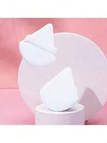 Bông phấn trang điểm mini hình tam giác, bông phấn mềm mại không chứa latex dùng cho kem nền, kem che khuyết điểm, phù hợp với mọi loại da, bông tán mỹ phẩm PU thấm hút nước dành cho nữ, giá rẻ, quà tặng Ngày Valentine, hàng giá rẻ, du lịch, đồ dùng cần thiết khi đi du lịch, trang trí phòng, quà tặng Valentine, đồ rẻ tiền, phòng ngủ, đồ 1 đô la, đồ dùng cần thiết cho kỳ nghỉ, quà tặng cho nữ, phòng ngủ, Valentine, 99 xu - trắng - Xem 1