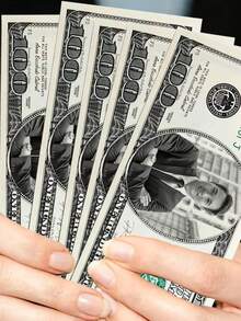 Customized Photo & Text Novelty Prop $100 Bill, Fake Banknote, Personalized Gag Gift, Funny Souvenir For Him, Birthday Party Prop. Note: This Is A Novelty Prop Only, Not Real Currency And Has No Monetary Value. ,For Family - Multicolor - View 9