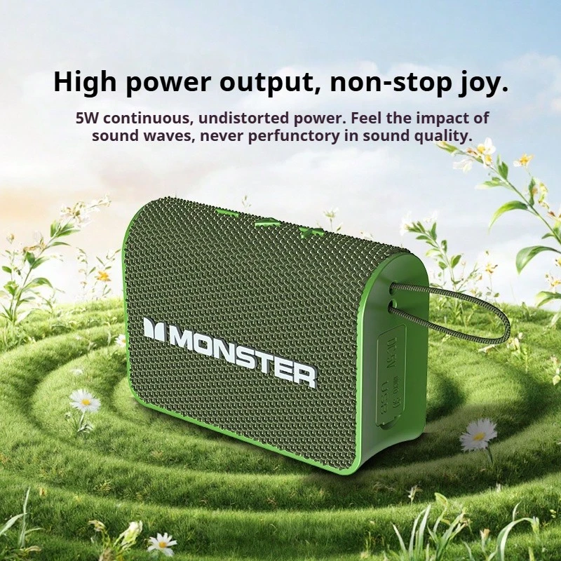 Monster Altavoz Bluetooth portátil y resistente al agua Monster AirRock X902 para acampada y ciclismo (empaque en chino)