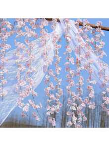 6 piezas de 1.8m de largo Guirnalda de flores de cerezo artificial para decoración del hogar, habitación, boda y fiesta en primavera