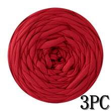 1/3 Pcs T-Shirt Yarn, Woven Fabric Knitted Yarn, Used For Crocheting And Knitting Bags, Cushions, Dolls, Handicraft Crochet Projects - Multicolor - View 23
