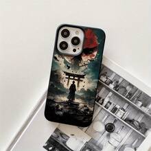 Fundas y carcasas protectoras para phone con orificios grandes y diseño estampado negro. Compatibles con phone 16 Pro Max, 16, 15 Pro, 14, 14 Plus/14 Pro Max, 13, 13 Pro, 12 Pro, 11/11 Pro y la serie Pro. Ideales para regalar en cumpleaños y otras ocasiones especiales. - Negro - Ver 1