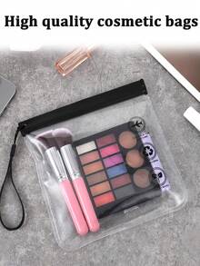 3 قطع/قطعة واحدة حقيبة أدوات تجميل شفافة للسفر، أكياس سوائل أمن المطار، حقائب اكسسوارات السفر، حقائب غسيل مقاومة للماء، ضروريات العطلات للرجال والنساء، أدوات مدرسية، حقيبة ضروريات السفر، حقيبة مستحضرات التجميل، حقيبة مكياج