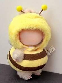 拉布布衣服 17厘米配饰套装 拉布布可爱衣服 装扮动物风格服装（无娃娃）更适合坐着