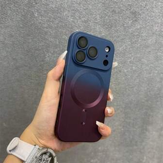 For IPhone 17 PRO MAX 17 PRO 17 Air Fashion Gradient Silicone Multicolour Matte Magnetic Case Compatible With IPhone 17 16 15 14 13 12 11 Pro Max Plus 16E Cover,Christmas Gifts,Winter Gifts