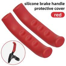 2pcs Mountain Bike Brake Protector Covers, Fixed Gear Bicycle Silicone Brake Lever Covers, Anti-Slip Handlebar Grips - Multicolor - View 11