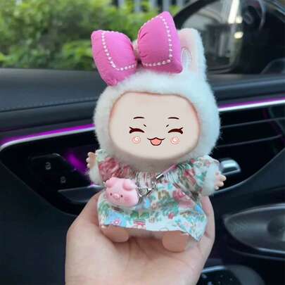 Women Gifts:[Outfit Only ] Clothes Compatible With Lovebu Doll17cm Dress Up Clothing Accessories With Fashion Clothes And Bowknot For Labubu Dolls , Spring/Summer Collection, Birthday/Easter/Christmas Gift, Holiday Present,Cute Grace Princess Skirt( Doll Not Included)
