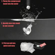 10pcs/50pcs/100pcs Disposable Compressed Face Towels, Skincare Products, Living Room, Bedroom, Bathroom Home Decor, Travel Supplies, Wedding, Party, Birthday, Men's Gift, Dad, Mom, Friend, New Year, Accessories, Fun Gift Accessories - Pink - View 4