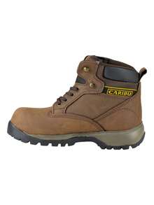 Bota Industrial Trabajo Dama Casco Poliamida Café  Calzado Profesional Resistente Duradera Confortable Seguridad Antideslizante Diseño Ergonómico Plantilla Acolchada Material Premium Impermeable Protección Laboral Zapatos Mujer Trabajos Pesados - Marrón Mocha - Ver 4