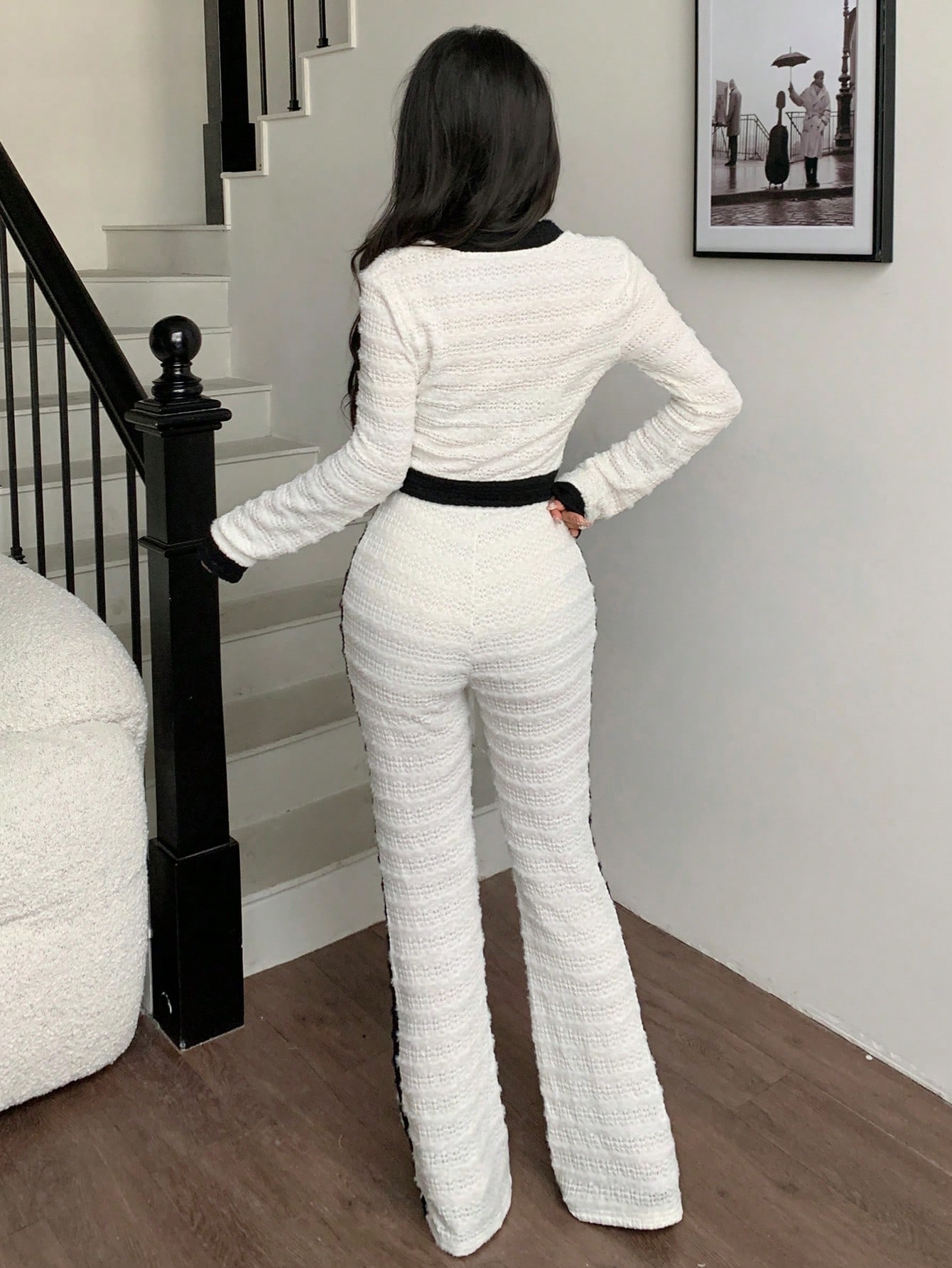 abyoxi بدلة نسائية من قطعتين تتكون من كارديجان أسو...