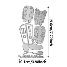 Matrices de découpe en acier au carbone, moule de découpe de fleur décorative pour chaussures, artisanat de cartes en papier DIY, utilisé pour la découpe de matériaux fins, la décoration d'artisanat de cartes, le gaufrage, outils pour projets domestiques