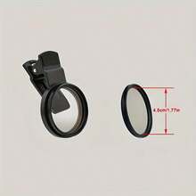 1 Stück einfarbige, lässige Kamera aus Zinklegierung mit polarisiertem Objektiv für Outdoor-Reiseaufnahmen