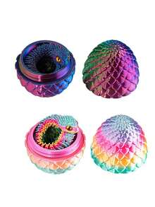 30cm Glow-In-The-Dark 3D Printed Snake Decor, New Year Gift, Full Articulated Viper Model, Realistic Animal Statue, Available In 30cm Rainbow, Glow Green, Solid Black And Solid White, 3D Printed Snake (Eye Color Random)