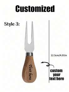 Custom Stainless Steel Butter Knife Spreader, Personalized Stainless Steel Butter Spatula,Wooden Handled Butter, Cheese Spreader Knives, Jam, Frosting, Cream Spatula Kitchen Essentials, Natural Log Style, Family Dining, Party Use, Afternoon Tea Use, Kitchen Use, Kitchen Supplies, High-End Restaurants Supplies, Dishwasher Friendly Back To School,Highly Attractive Kitchen Gift For Mothers, Chefs, And Food Lovers - Multicolor - View 7