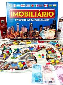 MONOPOLY BANK World Capitals - Board Game - BECOME A CHILD AGAIN WITH YOUR CHILDREN - 彩色 - 查看 8