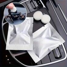 10pcs Multi-Fragrance Car Diffuser Pads, Air Vent Hanging Scented Pads For Long-Lasting Fragrance, Car Air Freshener Refill Set, Solid Scented Pads Specially Designed For Car Air Vents To Quickly Fill The Entire Vehicle With Fresh Aroma - White - View 1