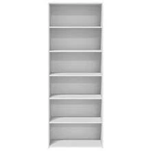 Highboard White 70x41x185 Cm Engineered Wood - White - View 5