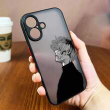 ,  IPhone Case, Anime Tokyo G-Ghoul K-Kaneki Ken Matte Phone Case For IPhone 16 16E 15 14 13 12 11 Pro XR XS X 8 7 SE Plus Max Clear Hard Cover - SFBLA01 - 查看 9