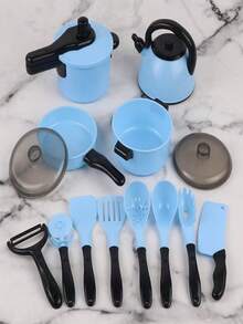 Brinquedos de Faz de Conta para Crianças, Utensílios de Cozinha, Panela, Frigideira, Tigela, Pratos, Brinquedos de Casa de Bonecas, Brinquedos de Simulação de Cozinha, Brinquedos de Cortar Pizza, Jogos de Cozinha, Acessórios de Cozinha, Conjuntos de Ferramentas de Alimentação para Crianças, Presentes de Páscoa, Aniversário, Dia das Crianças, Halloween, Natal para Crianças