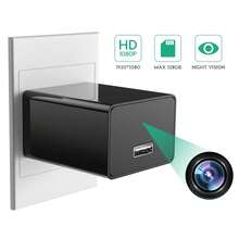 2-In-1 Charger 1080P HD Security Surveillance With Motion Detection Small Wall Charger With Loop Recording Camera For Home Surveillance Video Cameras, No WiFi Required, With 32GB Storage, Plug And Play, Easy File Access - Ideal For Pets - màu đen - Xem 2