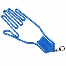 1 pieza Estirador de guantes de golf, soporte para guantes, soporte de apoyo, estante de secado, accesorio moldeador de plástico con hebilla de metal - Multicolor - Ver 3