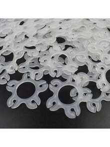 25/50/100 chiếc Kẹp bóng bay bằng nhựa tái sử dụng 4,8cm có vòng đa chức năng, thích hợp để trang trí đám cưới, sinh nhật, tiệc tùng, cổng bóng bay ngày lễ tình nhân, phụ kiện hoàn hảo cho gia đình và tiệc tùng - Nhiều màu - Xem 1