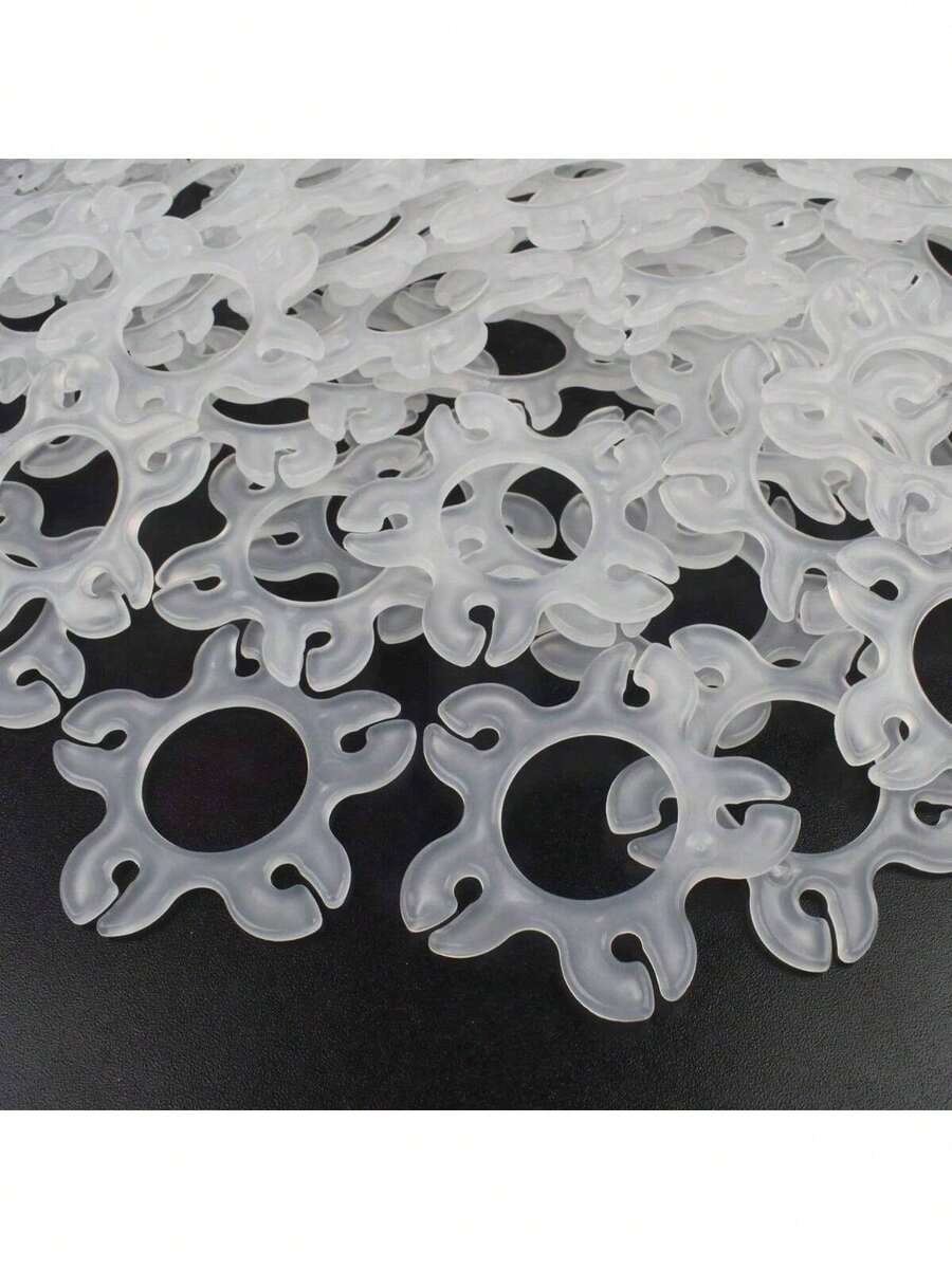 25/50/100 chiếc Kẹp bóng bay bằng nhựa tái sử dụng 4,8cm có vòng đa chức năng, thích hợp để trang trí đám cưới, sinh nhật, tiệc tùng, cổng bóng bay ngày lễ tình nhân, phụ kiện hoàn hảo cho gia đình và tiệc tùng - Nhiều màu - Xem 1