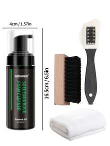 绒面革和磨砂革清洁套装（5.07 盎司）泡沫清洁剂 - 包含 3 种清洁工具 - 适用于 Dexon 鞋类、绒面革鞋和磨砂革运动鞋的织物清洁剂 - 彩色 - 查看 6