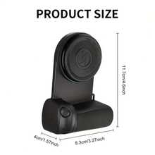 Magnetic Levitation Phone Camera Stand With 1/4" Threaded Interface, Compatible With External Live Streaming Tripod, Built-In Adjustable Brightness Fill Light - Multicolor - View 10