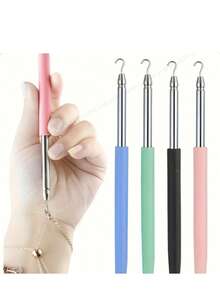 1pc Jewelry Bracelet Assist Tool, Odorless, Battery-Free - A Simple Jewelry Necklace Wearing Tool, Fashionable Metal Accessory, Beauty & Personal Care Styling Tool (Adjustable Length), Affordable Price, Christmas Gift, Cosmetic, Makeup Tool, Economical Good Item, Gift, Women Gift, Christmas Gift