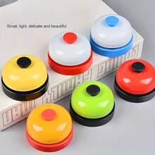 Set Of Modern Metal Handbells, Various Colors, No Electricity Required, Uncharged, Without Battery, For Classroom, Kitchen, Restaurant, Bar, Table Games, Pet Training And Interactive Entertainment