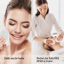 5 件装洁面粉扑、洁面和卸妆海绵 - 粉色 - 查看 4