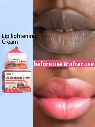 1PC 30g Moisturizing Lip Treatment Balm - Moisturizing & Nourishing Care Helps Improve Appearance Of Dryness, Lip Lines And Dark Tones, Supports Smooth Texture With Natural Gloss, Household Size For Daily Lip Care