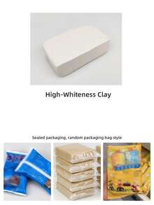 500g/Pack Pottery Clay Material Kit, Air-Dry Modeling Clay For DIY Crafts, Multiple Colors Available, Supplies For Pottery Arts & Crafts Tutorials