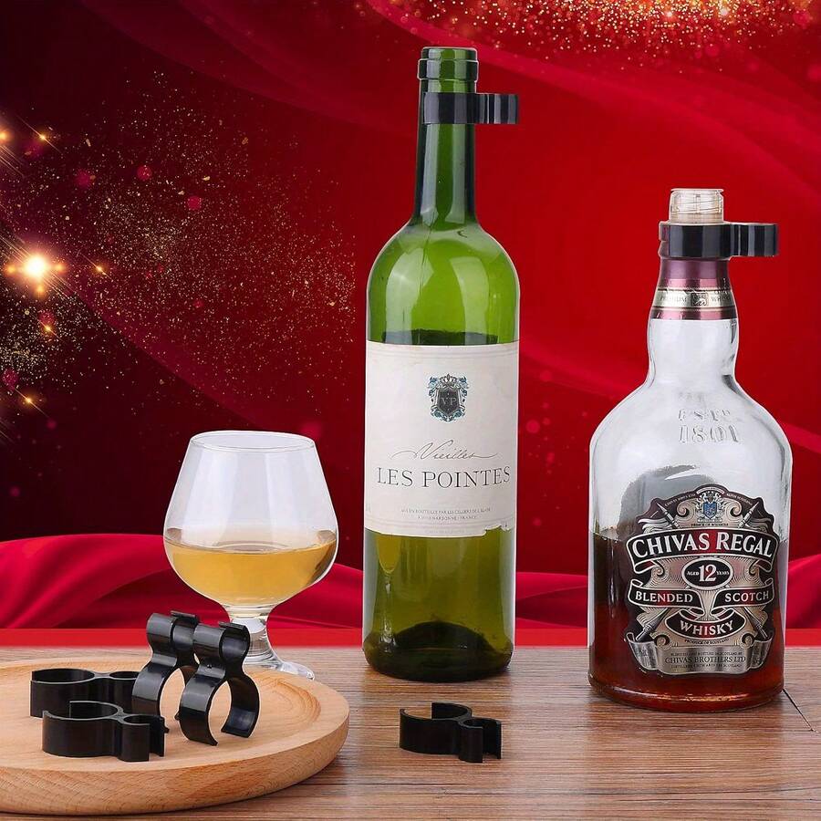 Champagne Bottle Bubble Clip, Champagne Bottle Bubble Clip, Personal Holder Clip For Champagne Bottle, Candy Kitchen And Party Supplies Champagne Bubble Clip - Multicolor - View 1