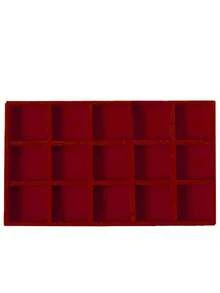 3个装方形亚克力牙签盒，透明收纳盒，小型首饰收纳盒，棉签盒，翻盖式棉签收纳盒，塑料盒，用于存放清洁棉签、牙签、牙线，适用于浴室、办公桌、梳妆台，便携式，房间装饰 - 酒紅色 - 查看 21