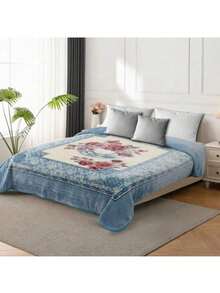 Bed Blankets & Towel Blankets - Blu - Visualizzare 1