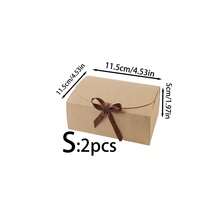 10pcs/5pcs/2pcs - White/Black/Pink/Brown Gift Box With Lid, Gift Box With Ribbon For Bridesmaid Proposal Box, Gift Box For Wedding, Birthday Gift, Shower Party And Other Parties, Valentine's Day Gifts, Valentine Day,Packaging, Birthday, DIY Making, Beauty Storage BOX,Graduation Gift Packaging, Wedding Party Decoration Box